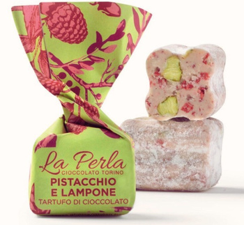 Trufla czekoladowa -Pistacja z maliną